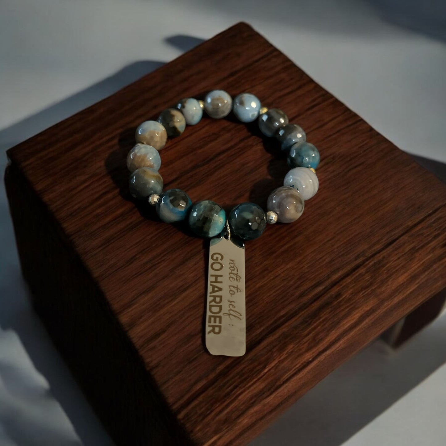 Blue Motivation Bracelet
