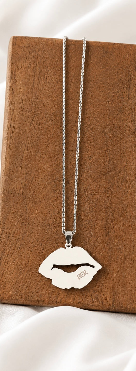 Main Character Energy Lips Necklaces