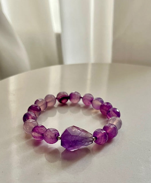 Amethyst Statement Bracelet