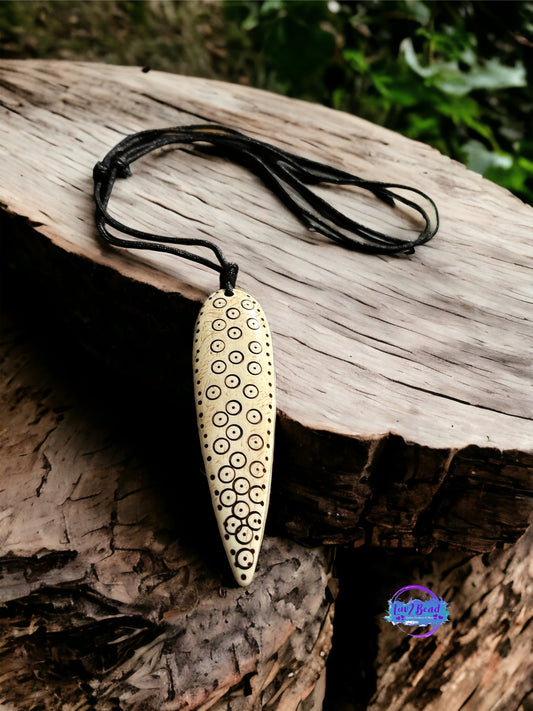 African Shield Slider Necklace