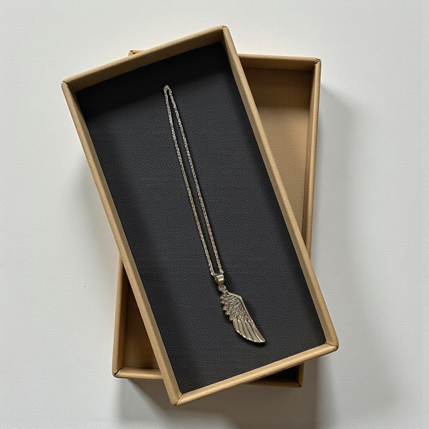 Stainless Steel Wing Necklace