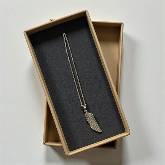 Stainless Steel Wing Necklace
